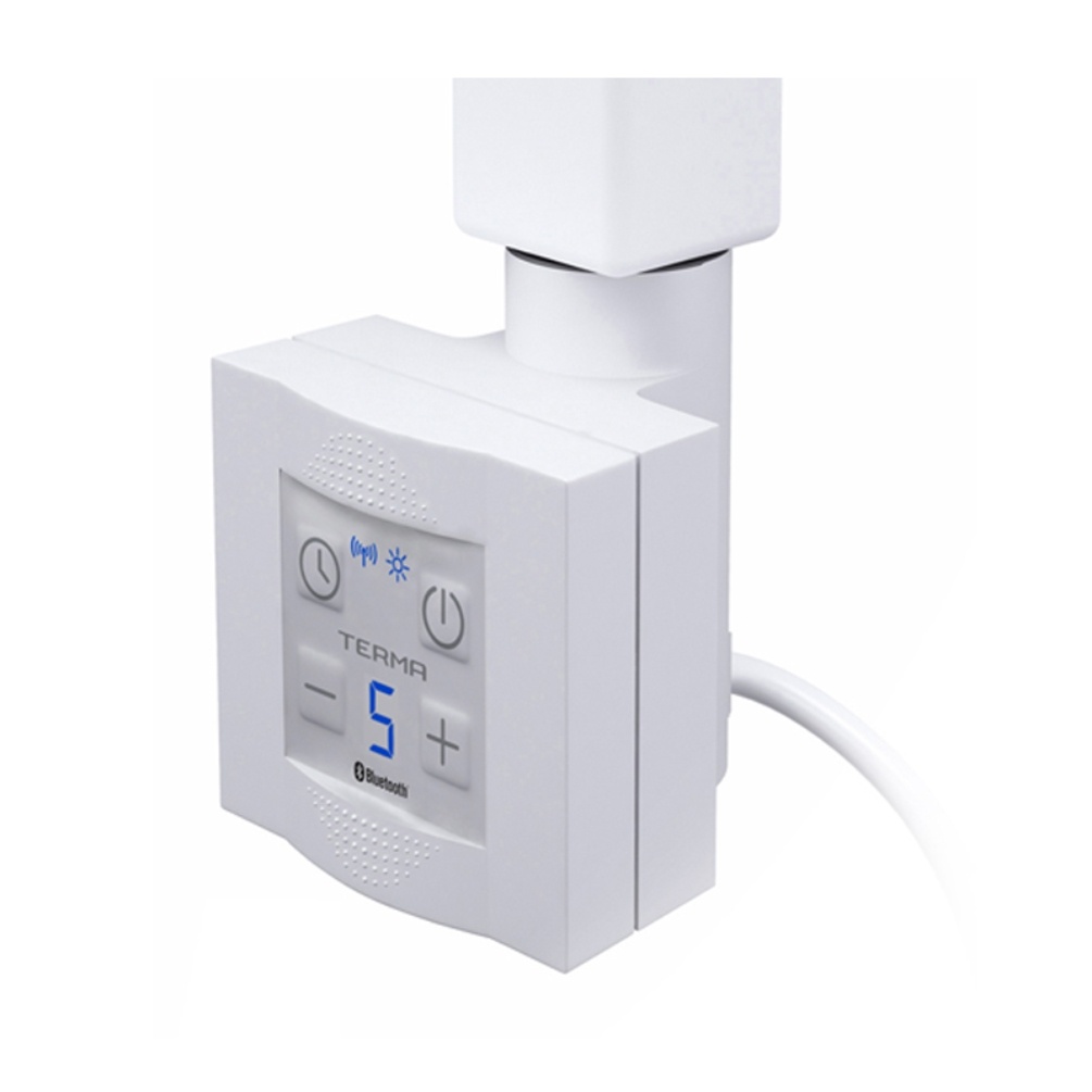 Product Cut out image of the Abacus White Thermostatic Dual Fuel Element